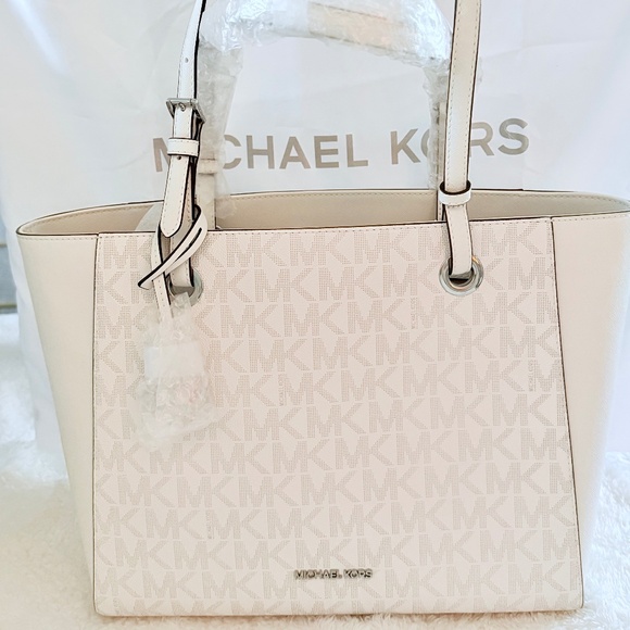 Michael Kors Walsh NWT MD MF Tote OPT/ALLUM (WHITE) - Picture 1 of 4